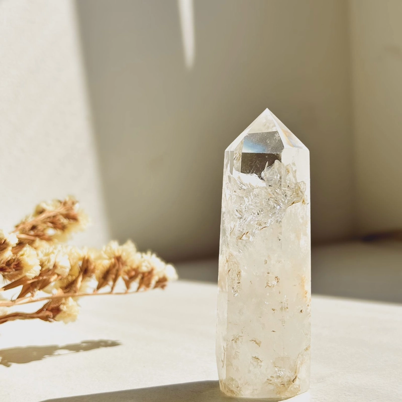 punta in Quarzo Ialino